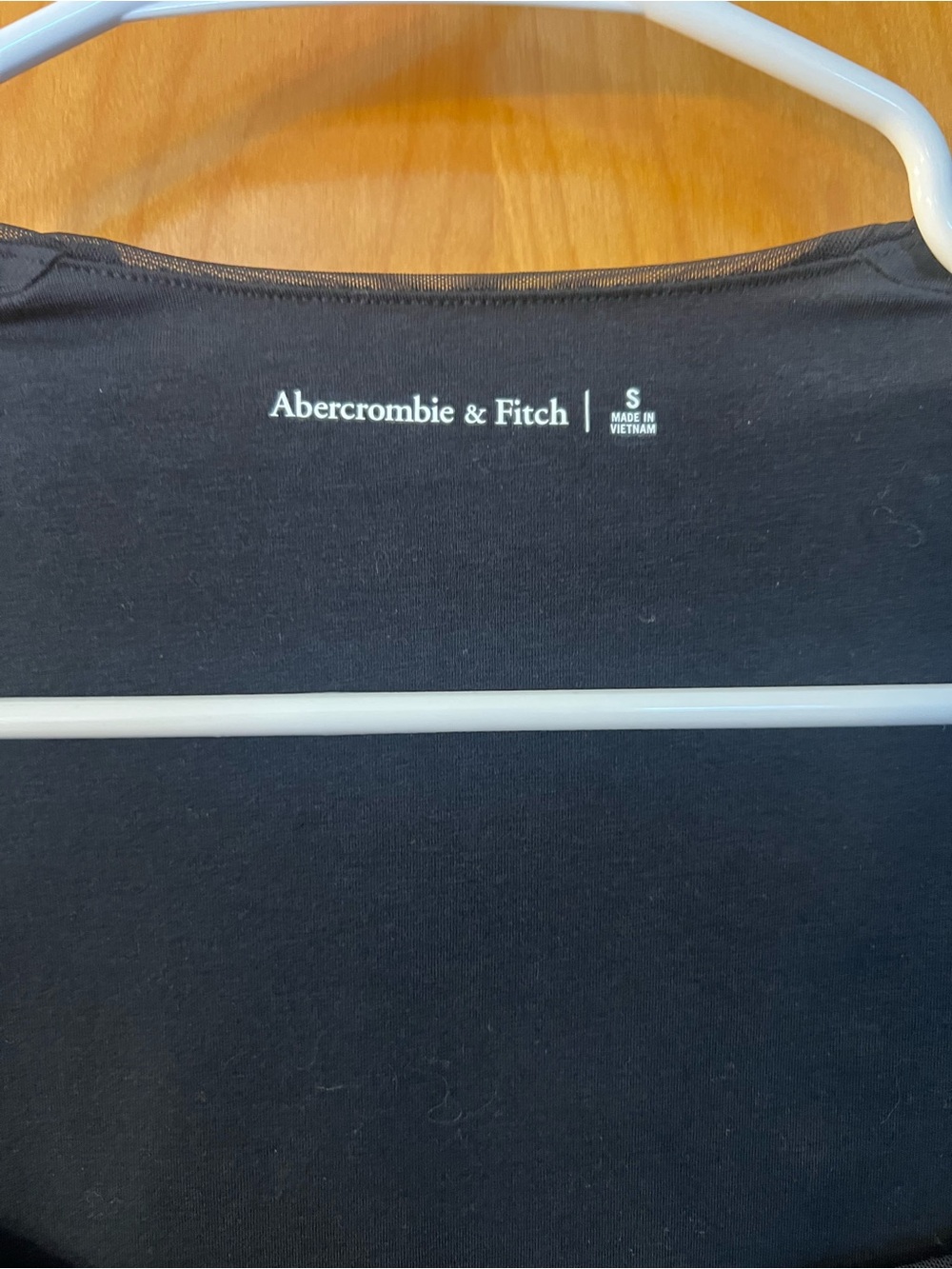 Abercrombie & Fitch Black Square-Neck Long Sleeve Top - Picture 3 of 5
